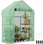 outsunny 5' x 2.5' x 6.5' mini walk-in, main product view