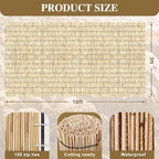 bamboo reed fencing, natural reed fence rolls 3x10ft shown in use