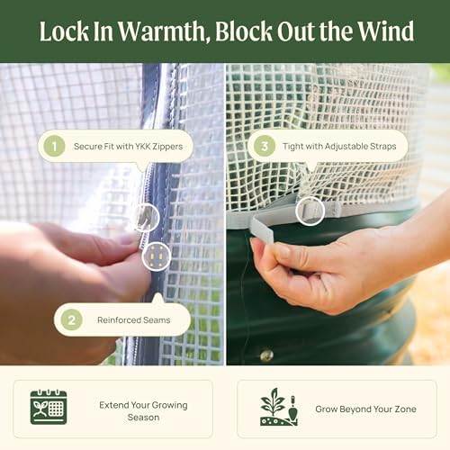 vego garden frost greenhouse cover system for 2.0', package contents