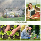 outsunny 4' x 2' x 2' portable mini, package contents