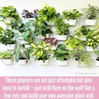 lalagreen outdoor rail planter (11.8 in, 8 pack), view 9