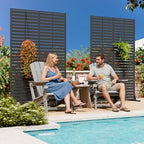 72" privacy screen outdoor privacy fence panel for, side view