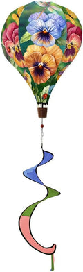 Briarwood Lane Spring Pansy Trio Balloon Wind Twister 54x12 for Spring Balloon