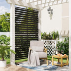 garvee outdoor metal privacy screen, 72*47" decorative garden on a desk or shelf