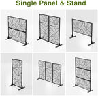 casaphoria 72" h x 47" w metal outdoor on a desk or shelf
