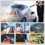 cordless pressure washer battery powered,portable power washer with, side view