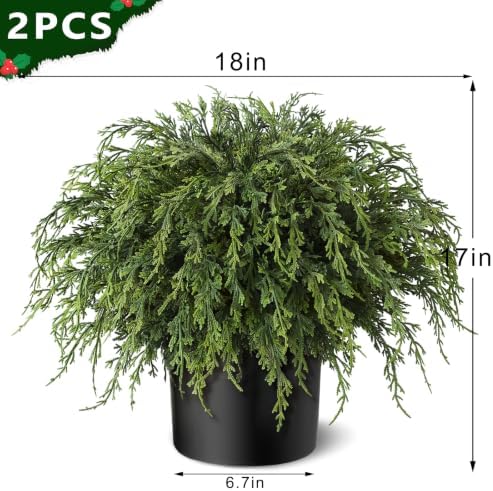 artificial christmas cedar topiary ball tree for front, package contents