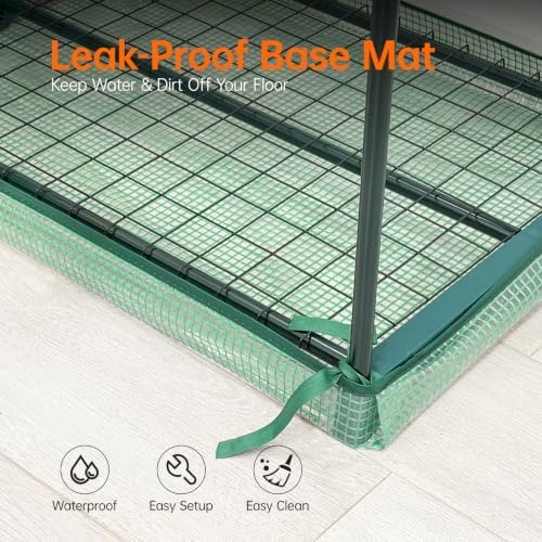 bstrip greenhouses for outdoors with base mat, pvc, package contents