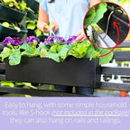 lalagreen wall planter for outdoor plants (24in, 4, package contents