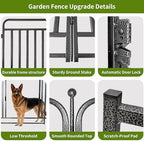 heavy duty garden fence animal barrier, 40" h, package contents