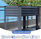 diiyiv 2pcs galvanized raised garden bed with legs,2pcs on a desk or shelf