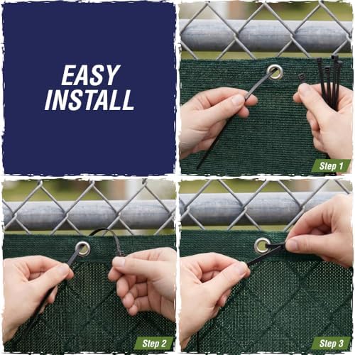 rugged rhino fence privacy screen 180 gsm heavy, view 9