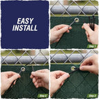 rugged rhino fence privacy screen 180 gsm heavy, view 9