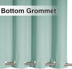 NICETOWN 2 Panels Aqua Blue Weighted Outdoor Curtains for Patio Waterproof, Rustproof Grommet on top & Bottom Windproof Cold & Heat Block Privacy Outdoor Blinds for Valley/Pool, W52 x L84