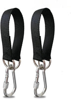 2 Pack Tree Swing Straps Hanging Kit 50cm 400lbs Heavy Duty Belt with Safer Lock Snap Hook Clip Carabiner Connector for Hammock Punching Bag Swings Chair Seat Gym Bar Handle Cable Outdoor