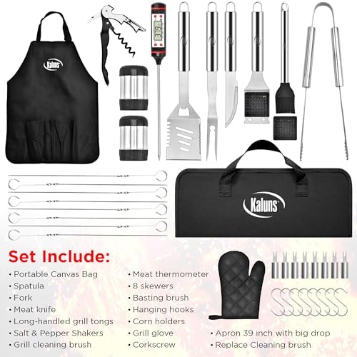 kaluns grilling accessories, dad gifts for christmas, heavy, view 9