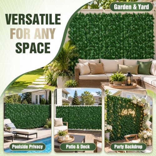 240x40 in artificial ivy privacy fence screen, privacy, package contents