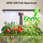 suncoze smart hydroponics growing system, 20 pods, 25 on a desk or shelf