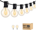 outdoor string light 50ft patio black with 52, main product view