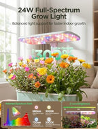 letpot lph-air hydroponics growing system kits, app &, close-up detail