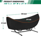 Patio Hammock Cover Waterproof Outdoor Hammock Stand Cover Fit11-12ft Stand