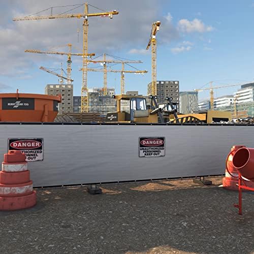 amgo 4' x 25' fence privacy screen, heavy shown in use