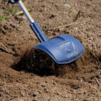 fusion drill-powered cultivator, compatible with most cordless drills, side view