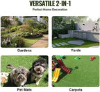 vevor artifical grass tiles interlocking turf deck set, package contents