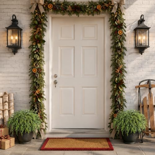 artificial christmas cedar topiary ball tree for front, view 9
