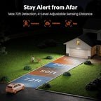 lepower led security light motion sensor outdoor lights shown in use