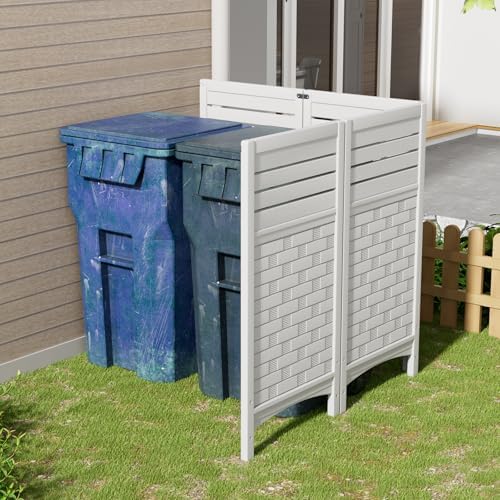 zzm white privacy fence panels outdoor decorative air showing dimensions