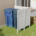 zzm white privacy fence panels outdoor decorative air showing dimensions