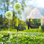 solar garden lights outdoor waterproof dandelion flower yard on a desk or shelf