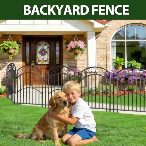 33" h x 27" w decorative iron garden, package contents