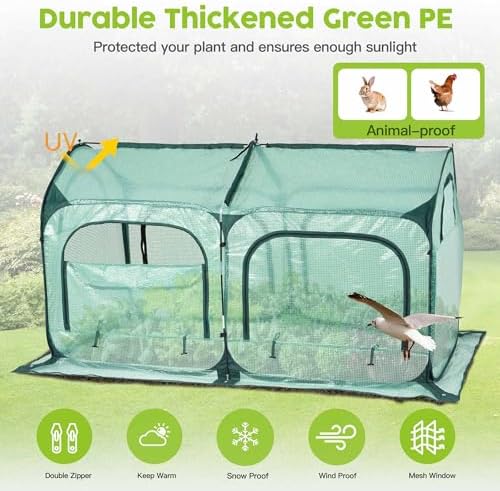 pop up greenhouse tent cover tunnel plant house,large, close-up detail