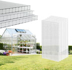 evereco 6 pcs greenhouse panel, 4'ft x 2'ft, main product view
