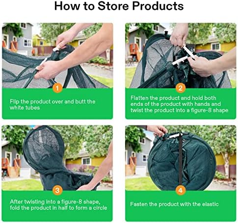 vivosun garden netting cover, 28 x 28 x on a desk or shelf