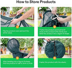 vivosun garden netting cover, 36 x 36 x on a desk or shelf