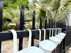 12" metal balcony fence railing planters for outdoor, view 9