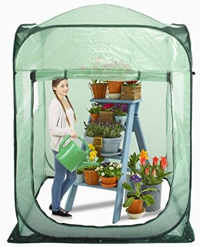 porayhut pop up greenhouse tent,portable x-large walk-in flower, main product view
