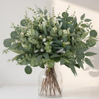 rowfad 135 pcs artificial eucalyptus stems, mixed greenery, side view