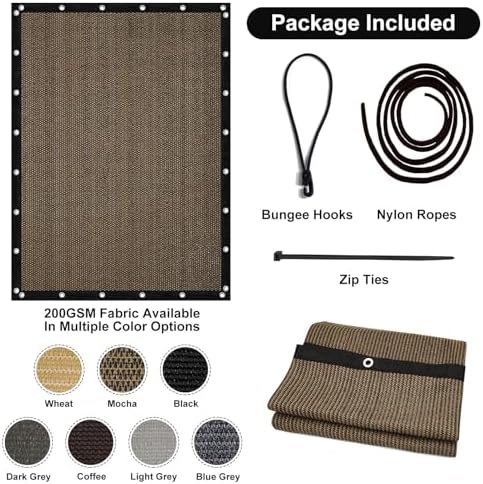 artpuch 90% sun shade cloth, 4 x 12 on a desk or shelf