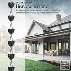 rain chains direct - tulip rain chain, package contents