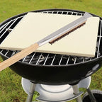 Pizza Oven Brush Scraper Detachable Handle Coconut Fiber Outdoor Accessories