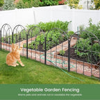decorative garden fence,20ftx15.66 h,rustproof no dig fence, 19 on a desk or shelf