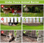42.5ft(l) x 13in(h) animal barrier fence, 30 panels, package contents
