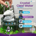 premium activated carbon for aquariums – 3 lbs showing dimensions