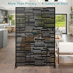 metal privacy screen outdoor, black shine on a desk or shelf