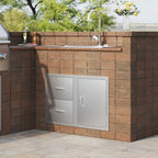 vevor outdoor kitchen drawers 32.5" w x 21.7" shown in use
