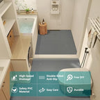 wochitv non slip drainage mats pvc pool floor, side view